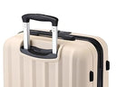 Valise soute moyenne beige rigide 67 cm