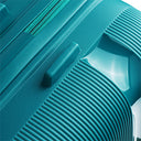 Valise soute moyenne vert rigide 56 cm