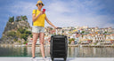 Valise soute grande beige rigide 71 cm