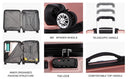 Valise soute grande kaki rigide 74 cm