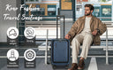 Valise soute moyenne noir rigide 57 cm
