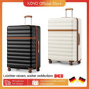 Valise soute très grande bleu rigide 86 cm