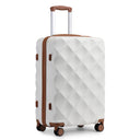 Valise soute très grande bleu rigide 86 cm