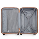 Valise soute très grande bleu rigide 86 cm