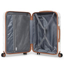 Valise soute très grande bleu rigide 86 cm