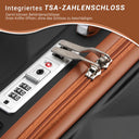 Valise soute très grande beige rigide 86 cm