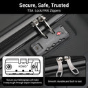 Valise soute grande vert rigide 74 cm