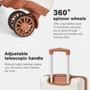 Valise cabine bleu rigide 45 cm