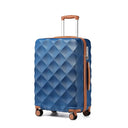 Valise soute très grande bleu rigide 86 cm
