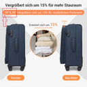 Valise soute moyenne noir souple 68 cm