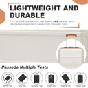 Valise cabine beige rigide 45 cm