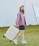 Valise soute grande vert rigide 74 cm