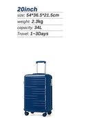 Valise cabine 1/2/3 pcs 1 rigide 54 cm