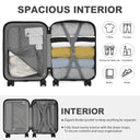 Valise cabine gris rigide 50 cm