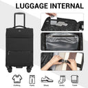 Valise soute moyenne noir souple 59 cm