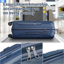 Valise cabine rose rigide 55 cm