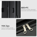 Valise soute moyenne bleu rigide 65 cm