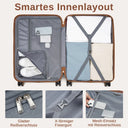 Valise soute grande vert rigide 76 cm