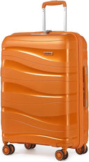 Valise soute grande orange rigide 75 cm