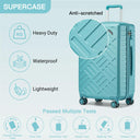 Valise soute moyenne vert rigide 60 cm