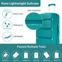 Valise cabine vert rigide 55 cm