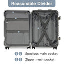 Valise cabine blanc rigide 54 cm