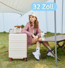 Valise soute moyenne gris rigide 65 cm