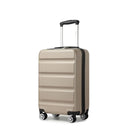 Valise cabine beige rigide 55 cm
