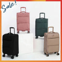 Valise soute moyenne rose souple 59 cm