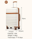 Valise soute très grande gris rigide 86 cm