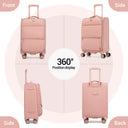 Valise soute moyenne kaki souple 59 cm