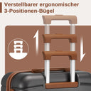 Valise cabine bleu rigide 55 cm