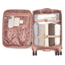 Valise soute moyenne rose souple 59 cm