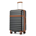 Valise soute moyenne marron rigide 65 cm