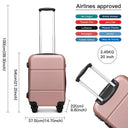 Valise cabine noir rigide 50 cm