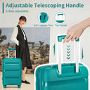 Valise soute grande vert rigide 75 cm