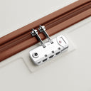 Valise soute moyenne beige rigide 65 cm