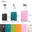 Valise soute moyenne noir rigide 60 cm