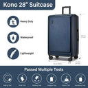 Valise soute grande gris rigide 77 cm