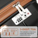 Valise soute moyenne beige rigide 60 cm