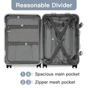 Valise cabine blanc rigide 50 cm