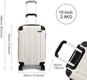 Valise soute grande noir rigide 71 cm