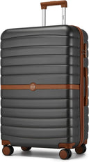 Valise cabine noir rigide 55 cm