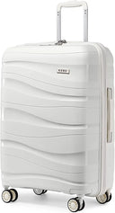 Valise soute grande blanc rigide 75 cm