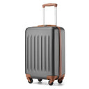 Valise cabine violet rigide 50 cm