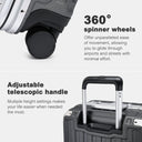 Valise cabine noir rigide 54 cm