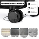 Valise soute grande gris rigide 74 cm