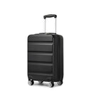 Valise soute moyenne bleu rigide 65 cm