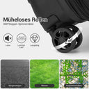 Valise soute moyenne noir rigide 65 cm