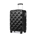 Valise soute grande bleu rigide 74 cm